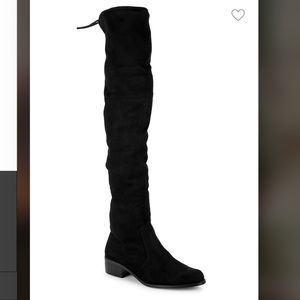 Style Charles Black Thigh High Boots
